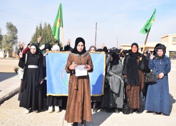 حركة المرأة في حزب الاتحاد الديمقراطي بالشدادي تدين استهداف المناضلات في منبج