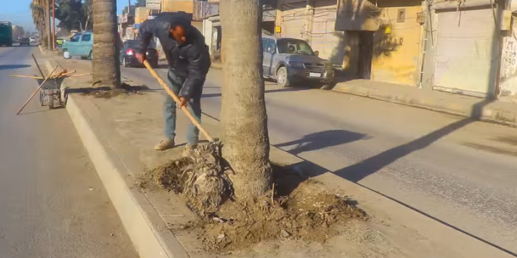 جولات رقابية وأعمال خدميّة منفذة لبلدية الشعب في الرقة