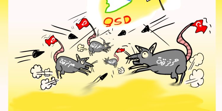 كاريكتير العدد 1984من صحيفة روناهي