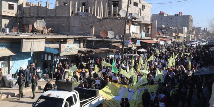 أهالي الحسكة: ندعم قوات سوريا الديمقراطية في الدفاع عن الأرض وحماية المكتسبات