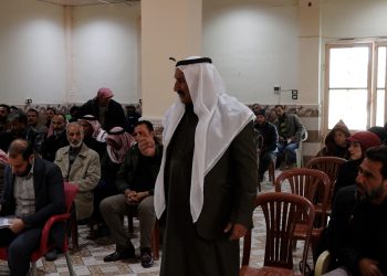 اجتماع جماهيري بدير الزور يُناقِش الوضع السياسي والخدمي