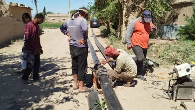 دير الزور.. محطة المراشدة تُنعِش السوسة بمياه الشرب النظيفة