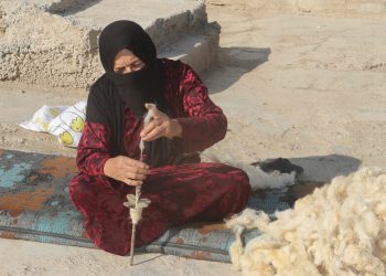 بأساليب تقليدية… تتوارث الأجيال صناعة الصوف