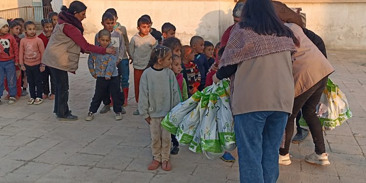 حملة إعانة لذوي الاحتياجات الخاصة وأطفال مُهجري مقاطعة عفرين والشهباء في الطبقة