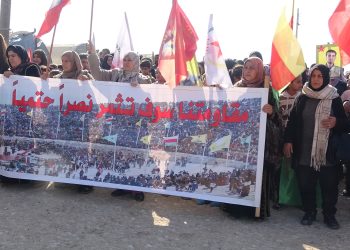 مهجرو كري سبي يستهجنون مجازر المحتل التركي ويؤكدون دعمهم للقوات المدافعة عنهم