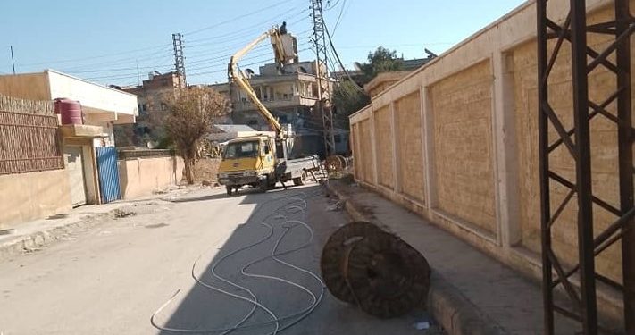 سلسلة من الأعمال والصيانات لمركز كهرباء الحسكة