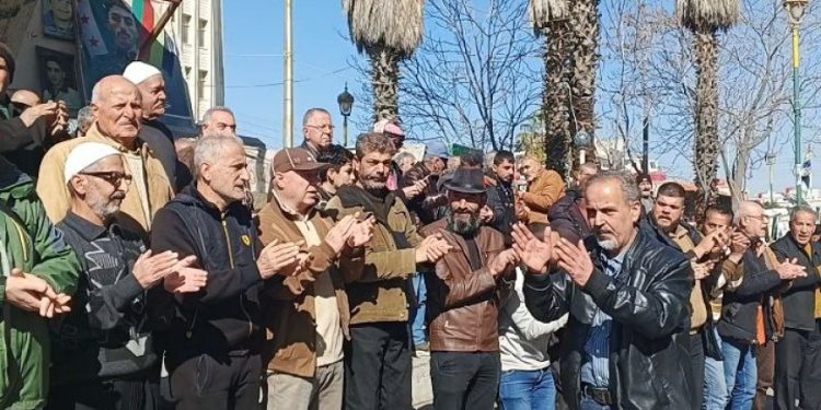 رداً على تنصيب الجولاني نفسه رئيساً لسوريا احتجاجات في السويداء
