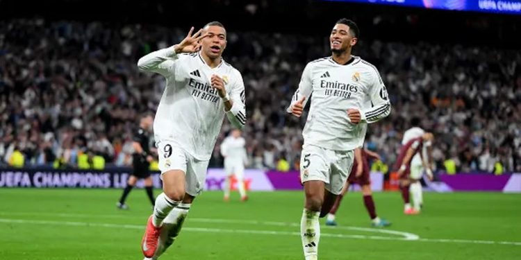 مبابي يقضي على أحلام مانشستر سيتي في أبطال أوروبا