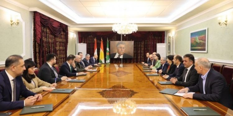 وفد إمرالي يُنهي لقاءاته في باشور بلقاء بافل الطالباني وعدد من المسؤولين بالسليمانية