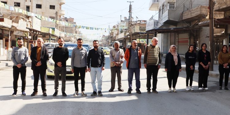 جانب من دقيقة الصمت على أرواح شهداء مجزرة حلبجة