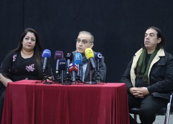 مؤتمر صحفي للفنان سميح شقير بمقرِ اتحاد الإعلام الحر في قامشلو
