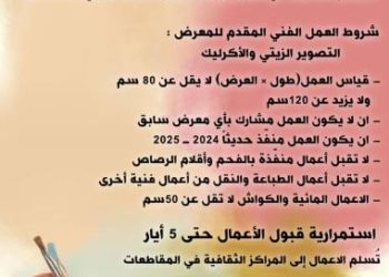 دعوة للمشاركة في معرض روج آفا العاشر للفن التشكيلي