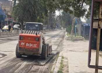 مشروع تأهيل الطرق يتواصل في الحسكة