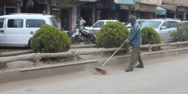 جانب من أعمال بلدية الشعب بكركي لكي في شهر نيسان