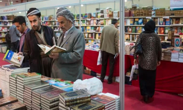 تحت شعار “العالم يتكلم كردي” تستمر فعاليات معرض هولير الدولي للكتاب