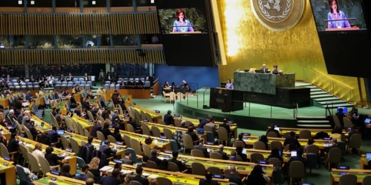 توجيه مُذكرة للبعثة السوريّة في الأمم المتحدة تتضمن عدم الاعتراف بها