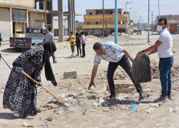 بمناسبة اليوم العالمي للعمال.. حملة تنظيف شاملة في الشدادي