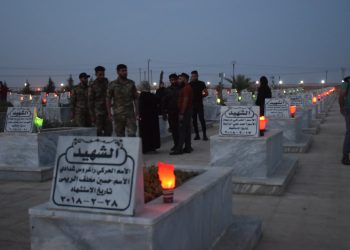 بمناسبة يوم الشهداء.. مجلس عوائل الشهداء في الشدادي يوقد الشموع تخليداً لذكراهم