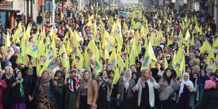 شعوب شمال وشرق سوريا تواقة لحرية القائد عبد الله أوجلان الجسدية