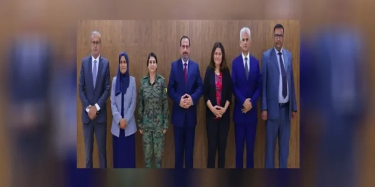وفد الإدارة الذاتية الديمقراطية يتوجه إلى دمشق