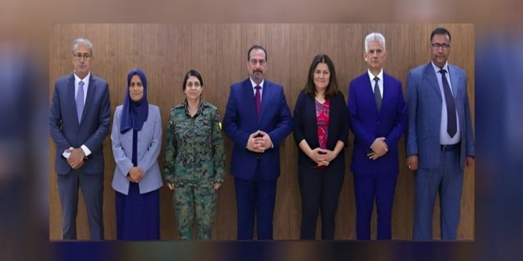 لقاء في دمشق بين وفد شمال وشرق سوريا وسلطة دمشق 