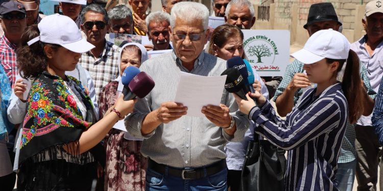 رابطة عفرين الاجتماعية في قامشلو تدين جريمة قتل مصطفى شيخو في عفرين