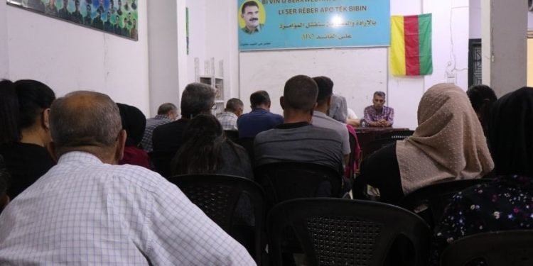 أهالي الشيخ مقصود والأشرفية: قراءة مجلدات القائد عبد الله أوجلان ترسيخ العدالة والحرية