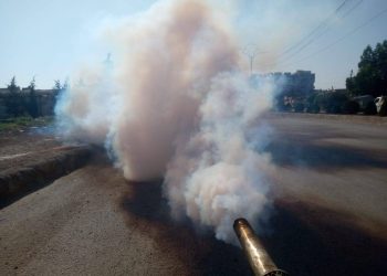 لمكافحة الحشرات والآفات.. حملة مكثفة لرش المبيدات الحشرية الضبابية في قامشلو