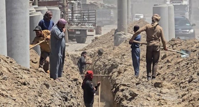 لمعالجة أزمة متفاقمة.. مشروع صرف صحي حيوي لبلدية “حمار العلي”