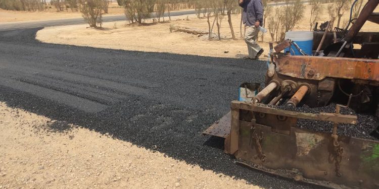 تزفيت طريق الفدغمي ـ كشكش   خطوة لربط قرى الخط الشرقي بالغربي في ريف مركدة