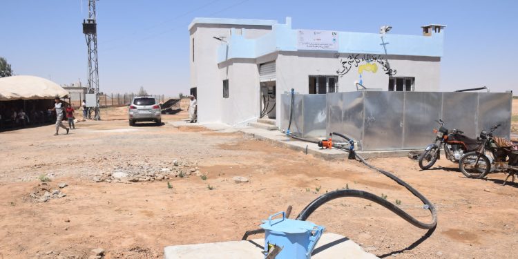 افتتاح محطتي تحلية مياه في قريتي عدلة والعزاوي جنوب الشدادي لتخفيف أزمة العطش