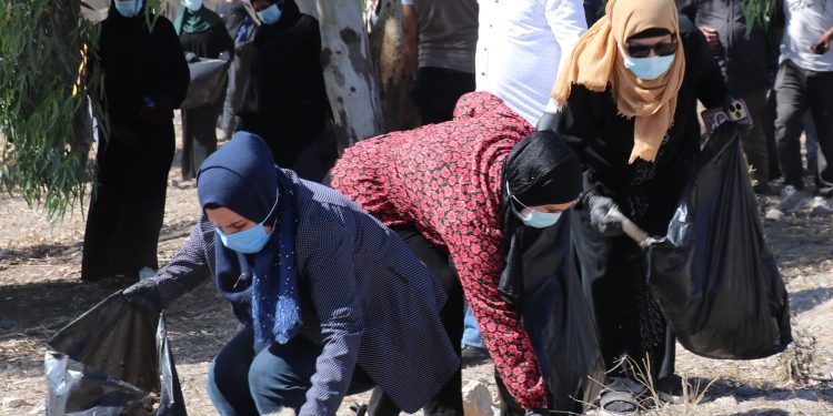 حملة نظافة شاملة في الطبقة بمشاركة المؤسسات