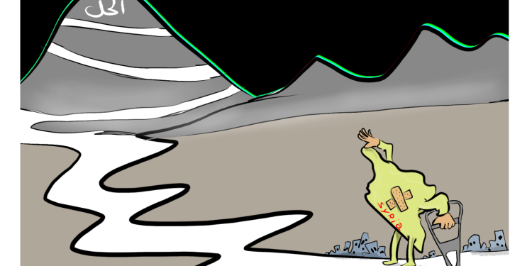 كاريكاتير العدد 2155 من صحيفة روناهي