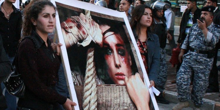 مقتل 15 امرأة خلال النصف الأول من العام الجاري في إقليم كردستان