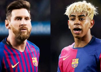 يامال يوقع عقود التجديد مع برشلونة ويحصل على قميص ميسي