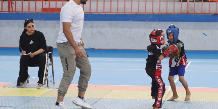 بطولة للكيك بوكسينغ لفئة الأشبال بمدينة قامشلو