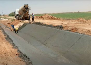 استمرار أعمال إصلاح وتأهيل منشآت الري في مناطق متعددة بالرقة