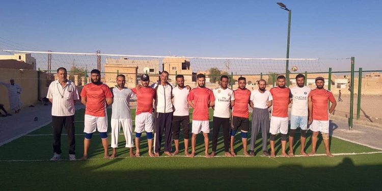 افتتاح دوري الشهيد عمر كسار الحسوني للكرة الطائرة في الشدادي