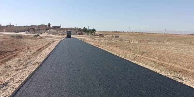 تعزيزاً للبنية التحتية.. تعبيد وتزفيت شوارع حيوية في مدن وأرياف مقاطعة الجزيرة