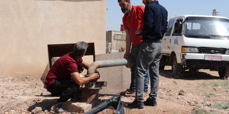 تواصل معالجة الأضرار في قناة الجنوب لضمان استمرارية تدفق المياه