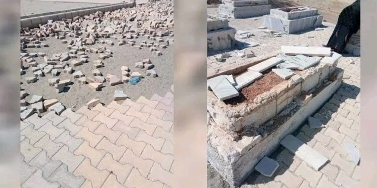 منبج تستغيث بذاكرتها… مزارات الشهداء هدف جديد للاعتداءات التركية