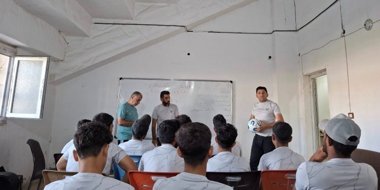 دورة انتساب حكام من فئة الشباب بمدينة الرقة
