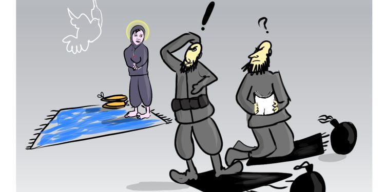 كاريكاتير العدد 2304 من صحيفة روناهي