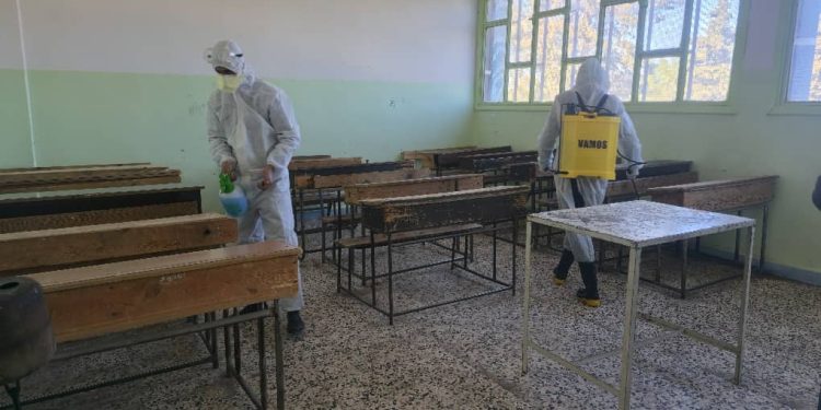 احترازات وقائية من هيئة التربية والتعليم بمقاطعة الجزيرة بعد انتشار الكريب الفيروسي