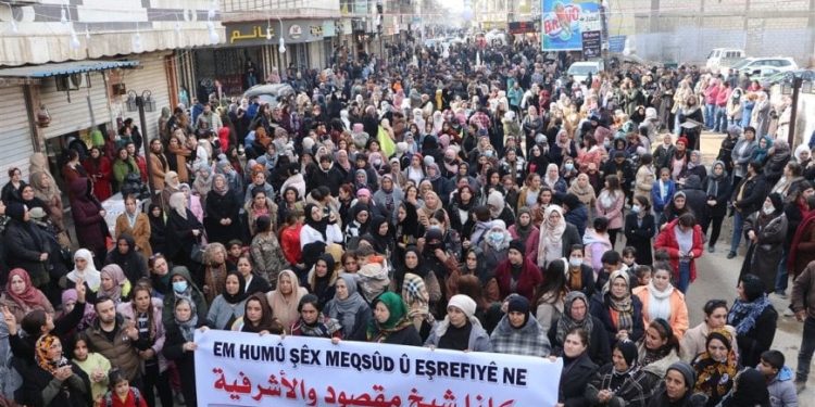 أهالي الحسكة: إرادة الشعوب لن تهزم أمام سياسة القمع والدمار  