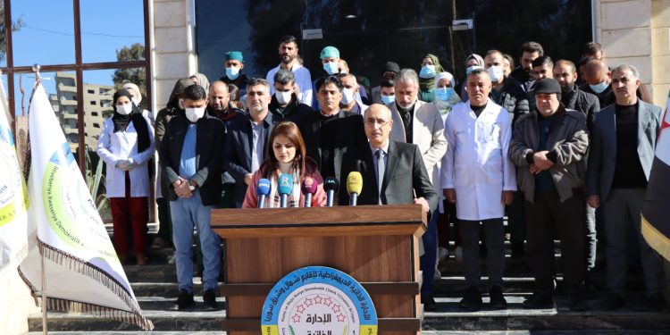 هيئة الصحة في الإدارة الذاتية الديمقراطية تُدين استهداف المشافي في الشيخ مقصود والأشرفية