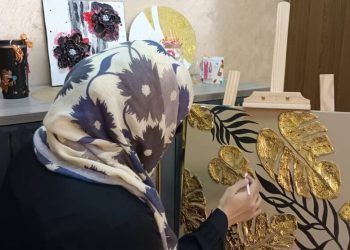 تحولات فنية عديدة لم تُنسِ شدى بامدهف شغفها بالفن التشكيلي