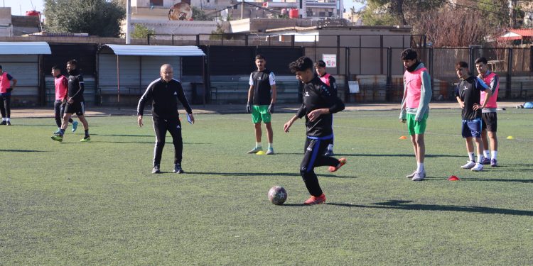 شباب نادي الجهاد مع شباب الفرات في افتتاح مبارياته بدوري الشباب الممتاز