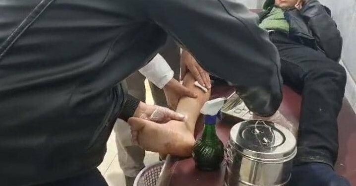 بالمدافع مرتزقة العمشات يستهدف المدنيين بدير حافر
