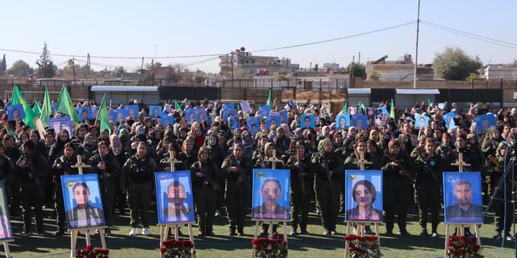 وفاءً لمقاومة شهداء حيي الشيخ مقصود والاشرفية… نساء مقاطعة الجزيرة يجددن العهد